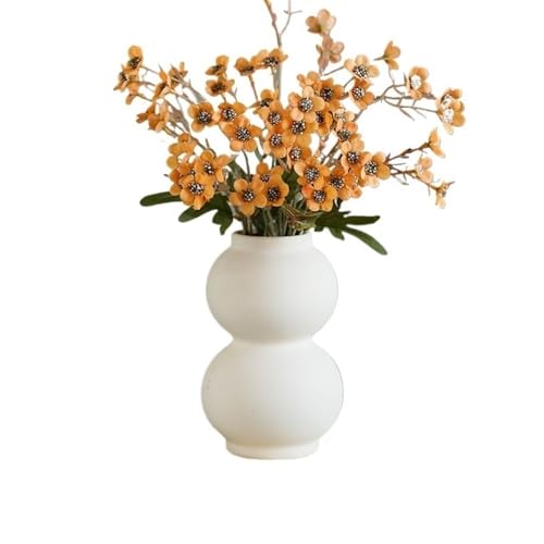 CLQYXRMVC Gefälschte Blumen White Ceramic Vase Yellow Small Plum Fake Flowers Simulation Flower Arrangement Indoor künstliche Blumen Dekoration CLQYXRMVC Gefälschte Blumen White Ceramic Vase Yellow Small Plum Fake Flowers Simulation Flower Arrangement Indoor künstliche Blumen Dekoration von CLQYXRMVC