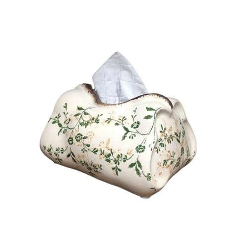 CLQYXRMVC Taschentuchbox-Abdeckung Haushalt Keramik Gold Tissue Box Einfache Wohnzimmer Kaffee Tisch Dekorative Ornamente Dekorativer Taschentuchhalter von CLQYXRMVC