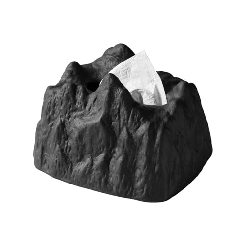 CLQYXRMVC Taschentuchbox-Abdeckung Taschentuchbox, Berggipfel-Form, for Zuhause, Wohnzimmer, Couchtisch, Keramik-Schubladenbox Dekorativer Taschentuchhalter von CLQYXRMVC