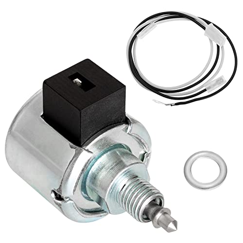 846639 Kraftstoffabschalt-Magnetspule für B&S-Motor – Kraftstoff-Magnetspule kompatibel mit John Dee re Hu sıa Craftsman Rasenmäher, Magnetkraftstoff mit Kabelbaum für Rasengartengeräte Motoren von CLSR2U