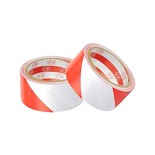 CLSSLVVBN Beschreibbares, selbstklebendes Washi Klebeband – breite Anwendung und langlebig für Verschiedene Projekte. Dekoratives, beschreibbares, selbstklebendes PVC, rot und weiß, 50MM*20cm von CLSSLVVBN