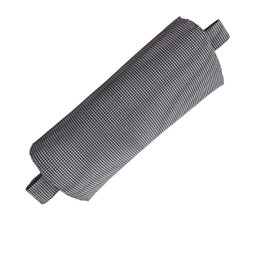 CLSSLVVBN Recliner Elastisches Band Verstellbare Kopfstütze 35 15 cm Kopfstütze Nackenkissen Weißes Gitter Weiche Bequeme Installation , Weißgrau von CLSSLVVBN
