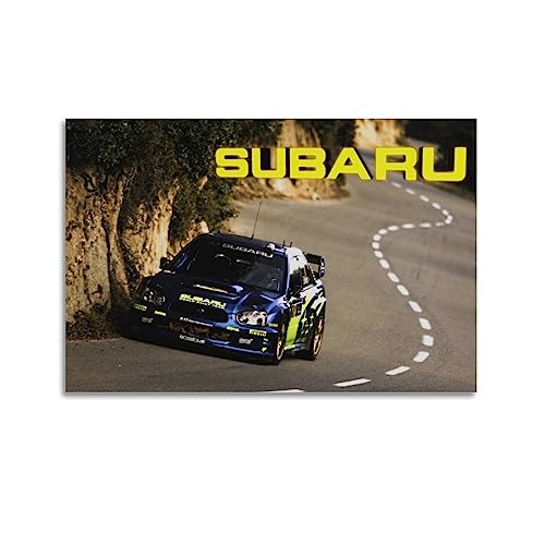 2004 WRX World Rally Racing for Subaru Impreza STI Sports Car Dekorative Malerei Leinwand Wandkunst Bild von CLTE