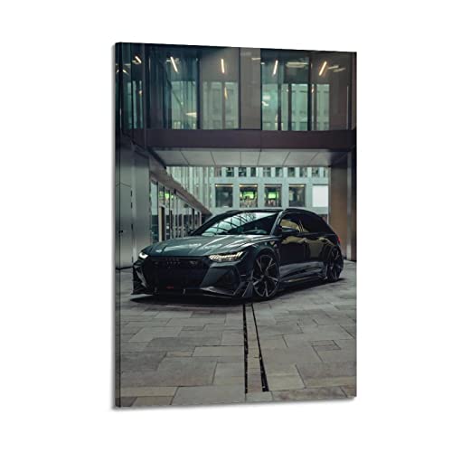 Sportauto-Poster für Audi RS6 Wagon Race Car Poster Dekorative Malerei Leinwand Wandposter und Kunstbild Druck Moderne Familie Schlafzimmer Dekor Poster von CLTE