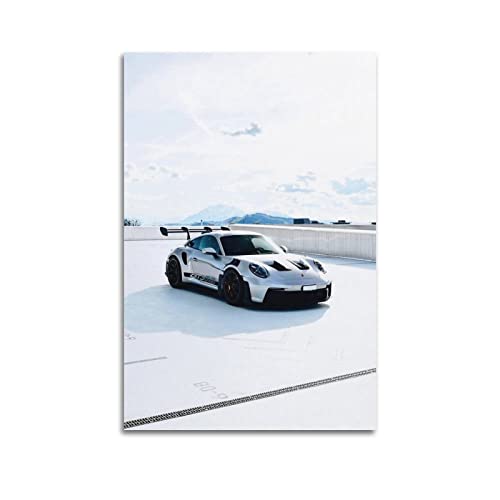 Supercar Poster 911 GT3 RS Rennauto Poster Dekorative Malerei Leinwand Wandposter und Kunstbild Druck Moderne Familie Schlafzimmer Dekor Poster von CLTE