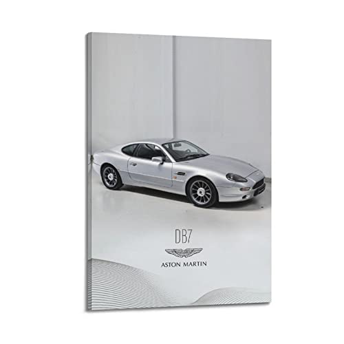 Vintage Supercar Poster für Aston Martin DB7 British Sports Car Poster Dekorative Malerei Leinwand Wandposter und Kunstbild Druck Moderne Familie Schlafzimmer Dekor Poster von CLTE