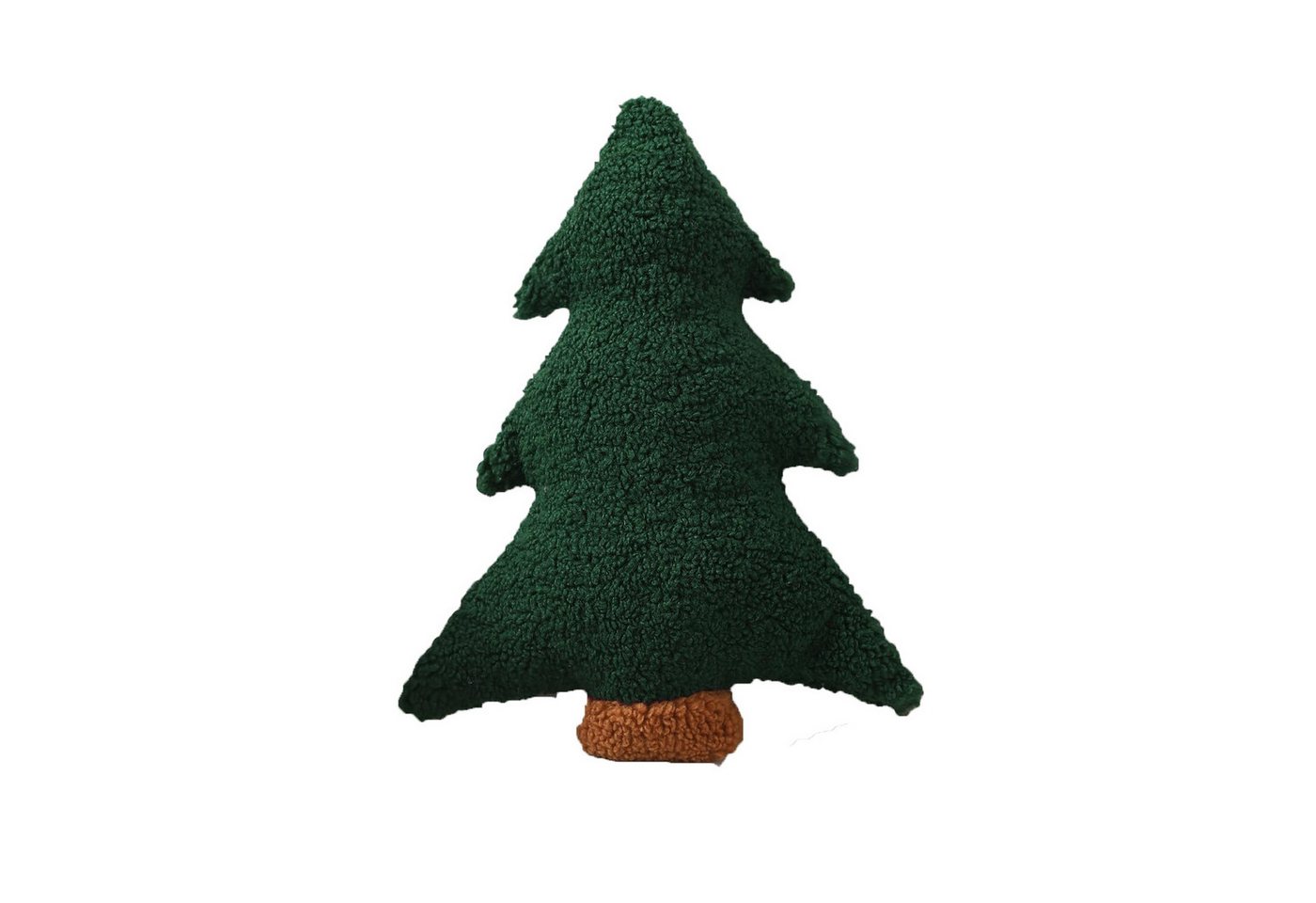 CLTYQ Dekokissen Weihnachtsbaum-Kissen-weihnachtsbaumförmige Plüschkissen,30 x 25 cm, Weihnachtsdekorationen, geeignet für Partys, Zuhause, Sofa und Bett. von CLTYQ