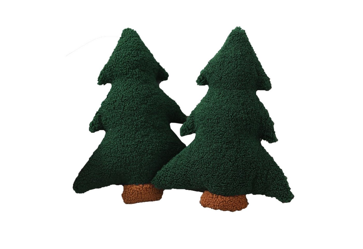 CLTYQ Dekokissen Weihnachtsbaum-Kissen-weihnachtsbaumförmige Plüschkissen,30 x 25 cm, Weihnachtsdekorationen, geeignet für Partys, Zuhause, Sofa und Bett. von CLTYQ