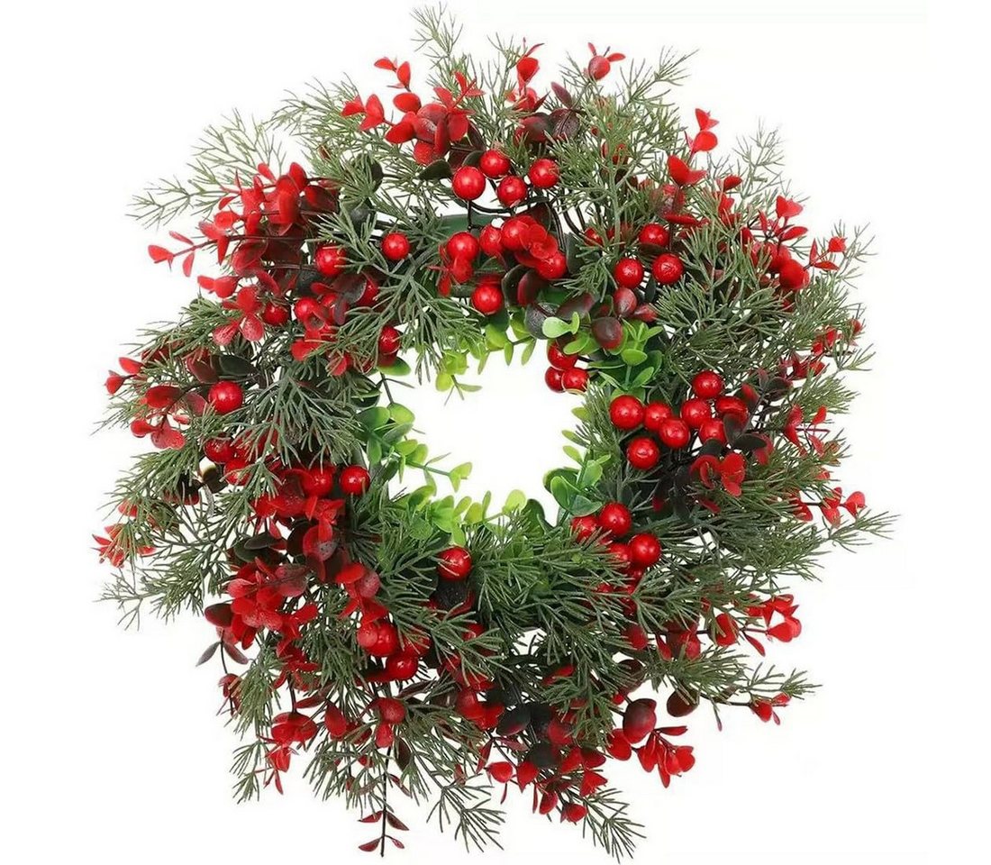 CLTYQ Dekokranz Weihnachtskranz, Künstlicher Weihnachtskranz Weihnachten Beerenkranz, Dekokranz- Weihnachtsdeko - Tischkranz - Weihnachtskranz CLTYQ Dekokranz Weihnachtskranz, Künstlicher Weihnachtskranz Weihnachten Beerenkranz, Dekokranz- Weihnachtsdeko - Tischkranz - Weihnachtskranz von CLTYQ