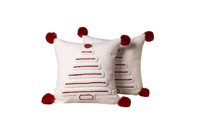 CLTYQ Kissenbezug Weihnachten 2 Stück, Weihnachtsdeko Kissenbezug 45x45 cm, bestickten Weihnachtsbaum Kissenbezügen für Weihnachtsdekorationen CLTYQ Kissenbezug Weihnachten 2 Stück, Weihnachtsdeko Kissenbezug 45x45 cm, bestickten Weihnachtsbaum Kissenbezügen für Weihnachtsdekorationen von CLTYQ