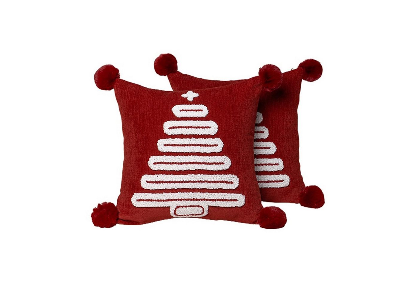 CLTYQ Kissenbezug Weihnachten 2 Stück, Weihnachtsdeko Kissenbezug 45x45 cm, bestickten Weihnachtsbaum Kissenbezügen für Weihnachtsdekorationen CLTYQ Kissenbezug Weihnachten 2 Stück, Weihnachtsdeko Kissenbezug 45x45 cm, bestickten Weihnachtsbaum Kissenbezügen für Weihnachtsdekorationen von CLTYQ