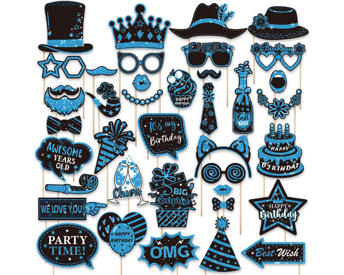 CLTYQ Papierdekoration Packung mit 38 Weihnachten Fotorequisiten,Party-Fotobooth-Requisiten, Dekoration für Hochzeit, Halloween, Weihnachten und Party-Dekoration CLTYQ Papierdekoration Packung mit 38 Weihnachten Fotorequisiten,Party-Fotobooth-Requisiten, Dekoration für Hochzeit, Halloween, Weihnachten und Party-Dekoration von CLTYQ