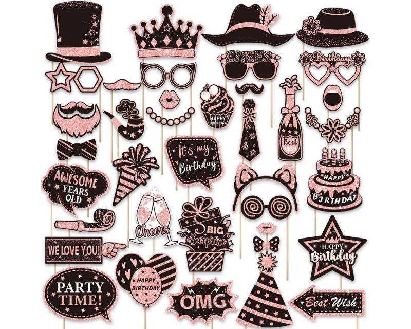 CLTYQ Papierdekoration Packung mit 38 Weihnachten Fotorequisiten,Party-Fotobooth-Requisiten, Dekoration für Hochzeit, Halloween, Weihnachten und Party-Dekoration CLTYQ Papierdekoration Packung mit 38 Weihnachten Fotorequisiten,Party-Fotobooth-Requisiten, Dekoration für Hochzeit, Halloween, Weihnachten und Party-Dekoration von CLTYQ