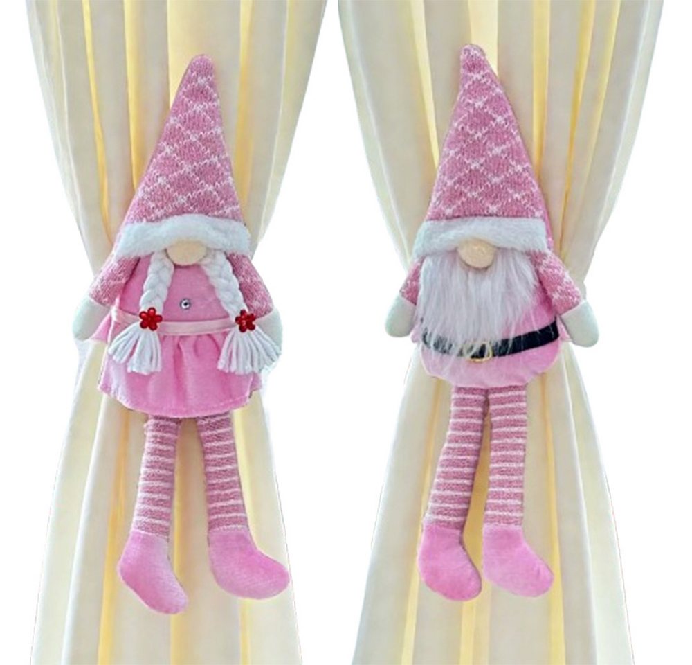 CLTYQ Raffhalter 2er-Set Weihnachtsvorhang-Bandhalter,Herr und Frau Gnom für Vorhänge, festliche Themen-Gurt-Clips,Ideal zur Dekoration von Zuhause CLTYQ Raffhalter 2er-Set Weihnachtsvorhang-Bandhalter,Herr und Frau Gnom für Vorhänge, festliche Themen-Gurt-Clips,Ideal zur Dekoration von Zuhause von CLTYQ