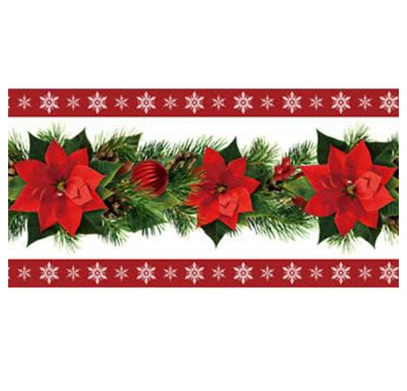 CLTYQ Tischläufer Tischläufer Weihnachtlicher Leinen Tischläufer,Roter Tischläufer (1-tlg), 230 x 33 cm Festliche Tischdekoration-Weihnachtsparty-Dekoration 1-tlg von CLTYQ