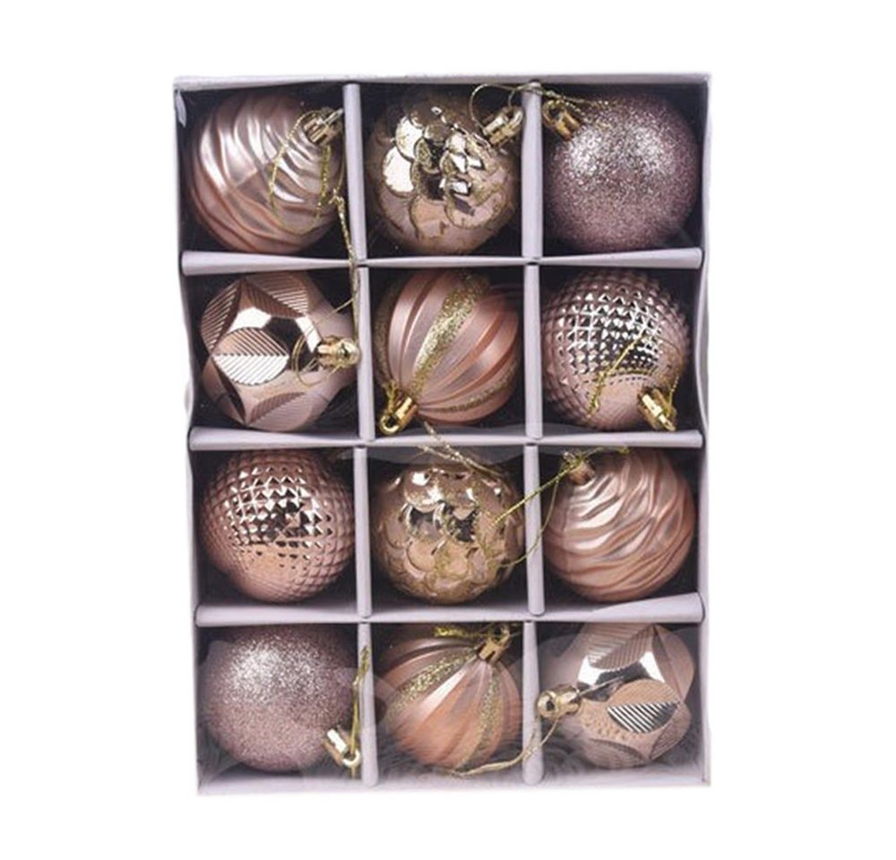 CLTYQ Weihnachtsbaumkugel Christbaumkugeln Weihnachtsschmuck 12-teiliges Set von CLTYQ