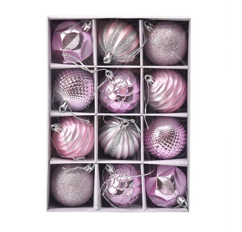 CLTYQ Weihnachtsbaumkugel Christbaumkugeln Weihnachtsschmuck 12-teiliges Set von CLTYQ
