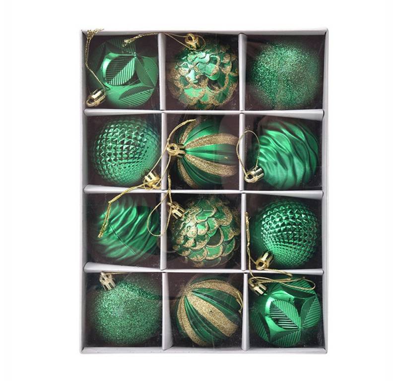 CLTYQ Weihnachtsbaumkugel Christbaumkugeln Weihnachtsschmuck 12-teiliges Set von CLTYQ
