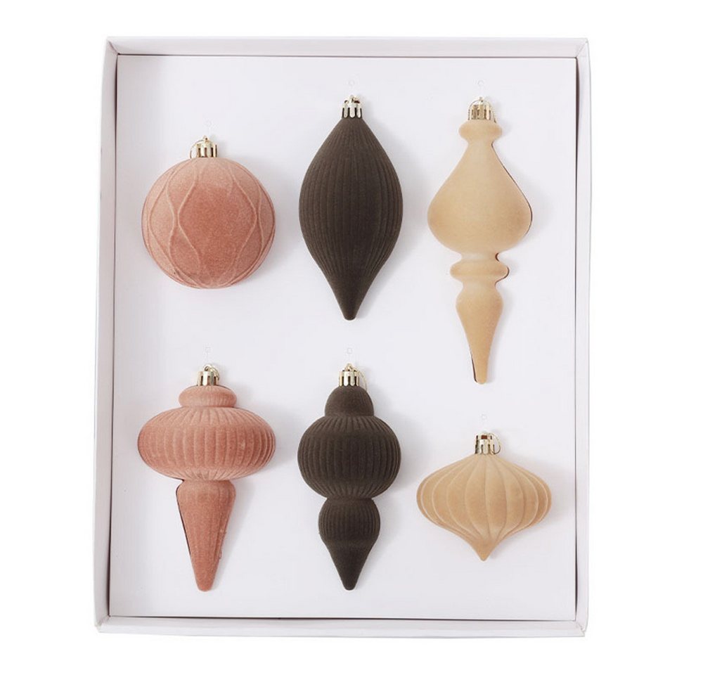 CLTYQ Weihnachtsbaumkugel Weihnachtskugeln,6er-Set Samt-Weihnachtskugeln Weihnachtsbaumschmuck, Beflockt für bruchsicheren für Hochzeiten, Geburtstage, Heimpartys CLTYQ Weihnachtsbaumkugel Weihnachtskugeln,6er-Set Samt-Weihnachtskugeln Weihnachtsbaumschmuck, Beflockt für bruchsicheren für Hochzeiten, Geburtstage, Heimpartys von CLTYQ