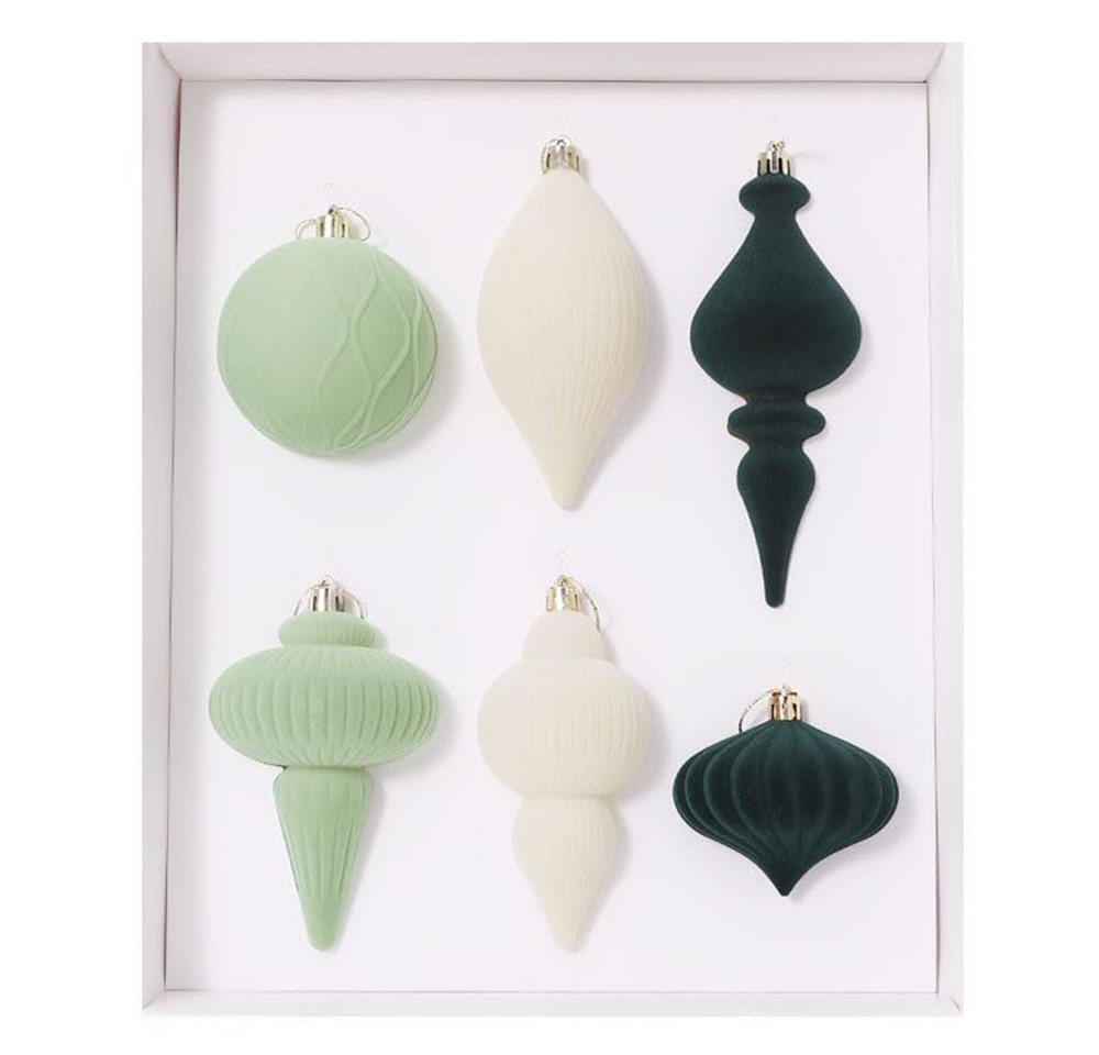 CLTYQ Weihnachtsbaumkugel Weihnachtskugeln,6er-Set Samt-Weihnachtskugeln Weihnachtsbaumschmuck, Beflockt für bruchsicheren für Hochzeiten, Geburtstage, Heimpartys CLTYQ Weihnachtsbaumkugel Weihnachtskugeln,6er-Set Samt-Weihnachtskugeln Weihnachtsbaumschmuck, Beflockt für bruchsicheren für Hochzeiten, Geburtstage, Heimpartys von CLTYQ