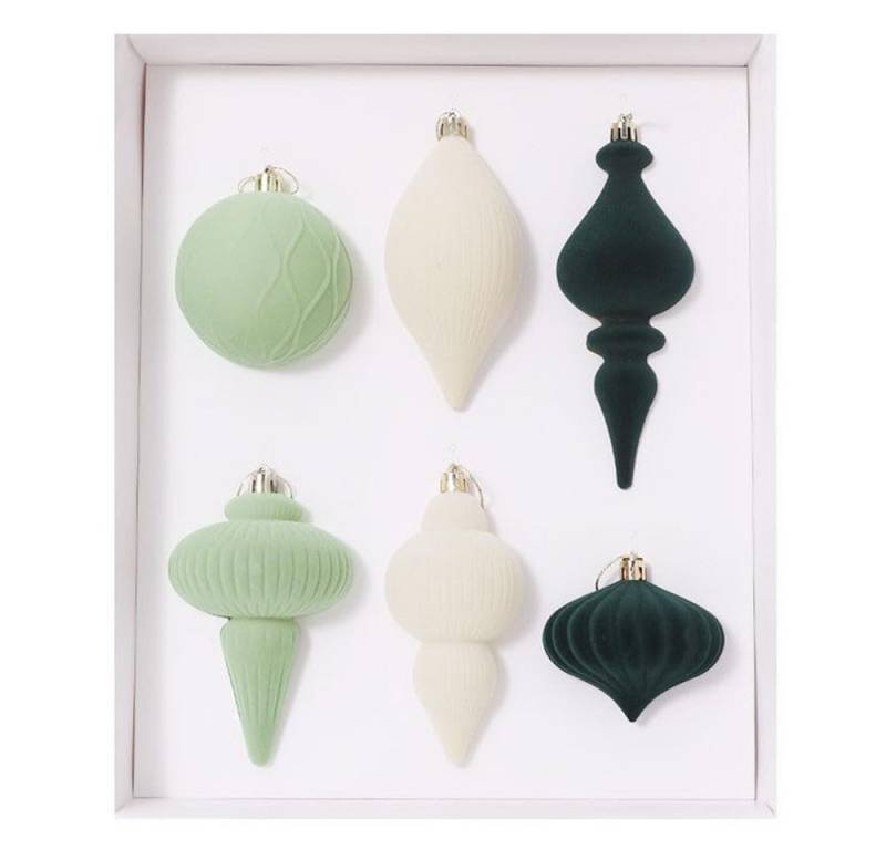 CLTYQ Weihnachtsbaumkugel Weihnachtskugeln,6er-Set Samt-Weihnachtskugeln Weihnachtsbaumschmuck, Beflockt für bruchsicheren für Hochzeiten, Geburtstage, Heimpartys CLTYQ Weihnachtsbaumkugel Weihnachtskugeln,6er-Set Samt-Weihnachtskugeln Weihnachtsbaumschmuck, Beflockt für bruchsicheren für Hochzeiten, Geburtstage, Heimpartys von CLTYQ