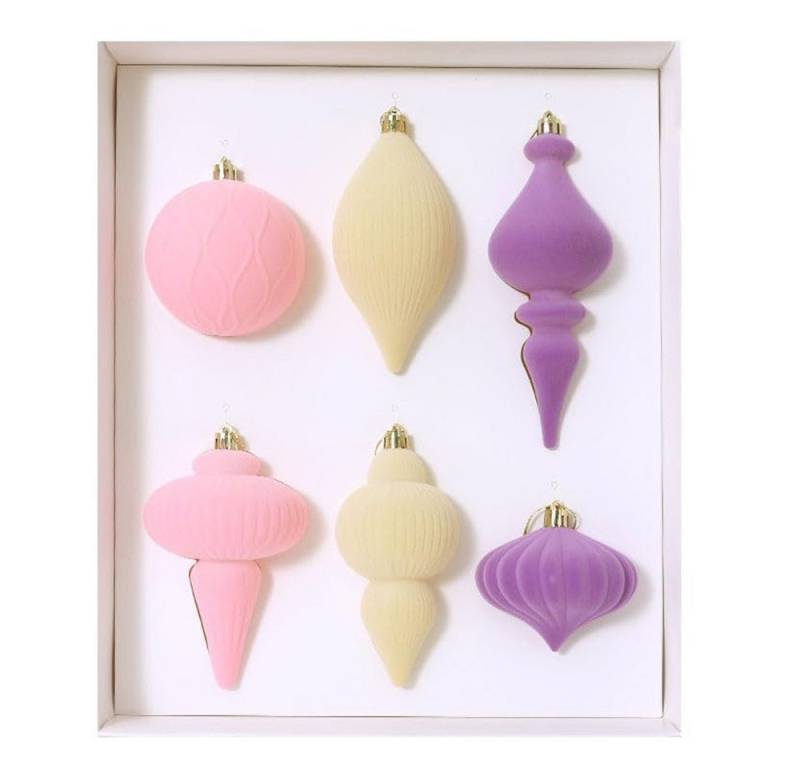 CLTYQ Weihnachtsbaumkugel Weihnachtskugeln,6er-Set Samt-Weihnachtskugeln Weihnachtsbaumschmuck, Beflockt für bruchsicheren für Hochzeiten, Geburtstage, Heimpartys CLTYQ Weihnachtsbaumkugel Weihnachtskugeln,6er-Set Samt-Weihnachtskugeln Weihnachtsbaumschmuck, Beflockt für bruchsicheren für Hochzeiten, Geburtstage, Heimpartys von CLTYQ