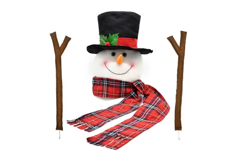 CLTYQ Weihnachtsfigur Weißer Schneemann Baumspitze 3-teilig – Hut, Schal & Äste, Winterurlaub Outdoor Spielzeug Weihnachtsbaum Set CLTYQ Weihnachtsfigur Weißer Schneemann Baumspitze 3-teilig – Hut, Schal & Äste, Winterurlaub Outdoor Spielzeug Weihnachtsbaum Set von CLTYQ