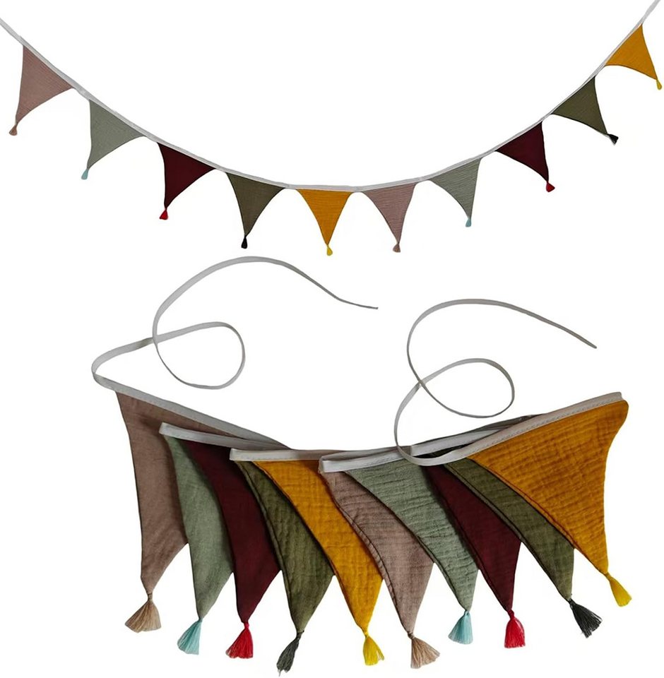 CLTYQ Wimpelkette Girlande Wimpelkette Kinderzimmer,Deko zum Aufhängen, Mädchen&Jungen Kinderzimmer Deko für Hausbett, Babybett & Kinderbett von CLTYQ