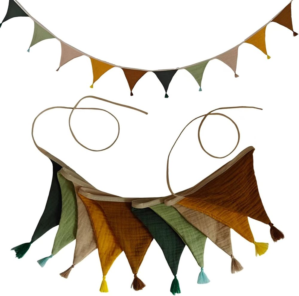 CLTYQ Wimpelkette Girlande Wimpelkette Kinderzimmer,Deko zum Aufhängen, Mädchen&Jungen Kinderzimmer Deko für Hausbett, Babybett & Kinderbett von CLTYQ