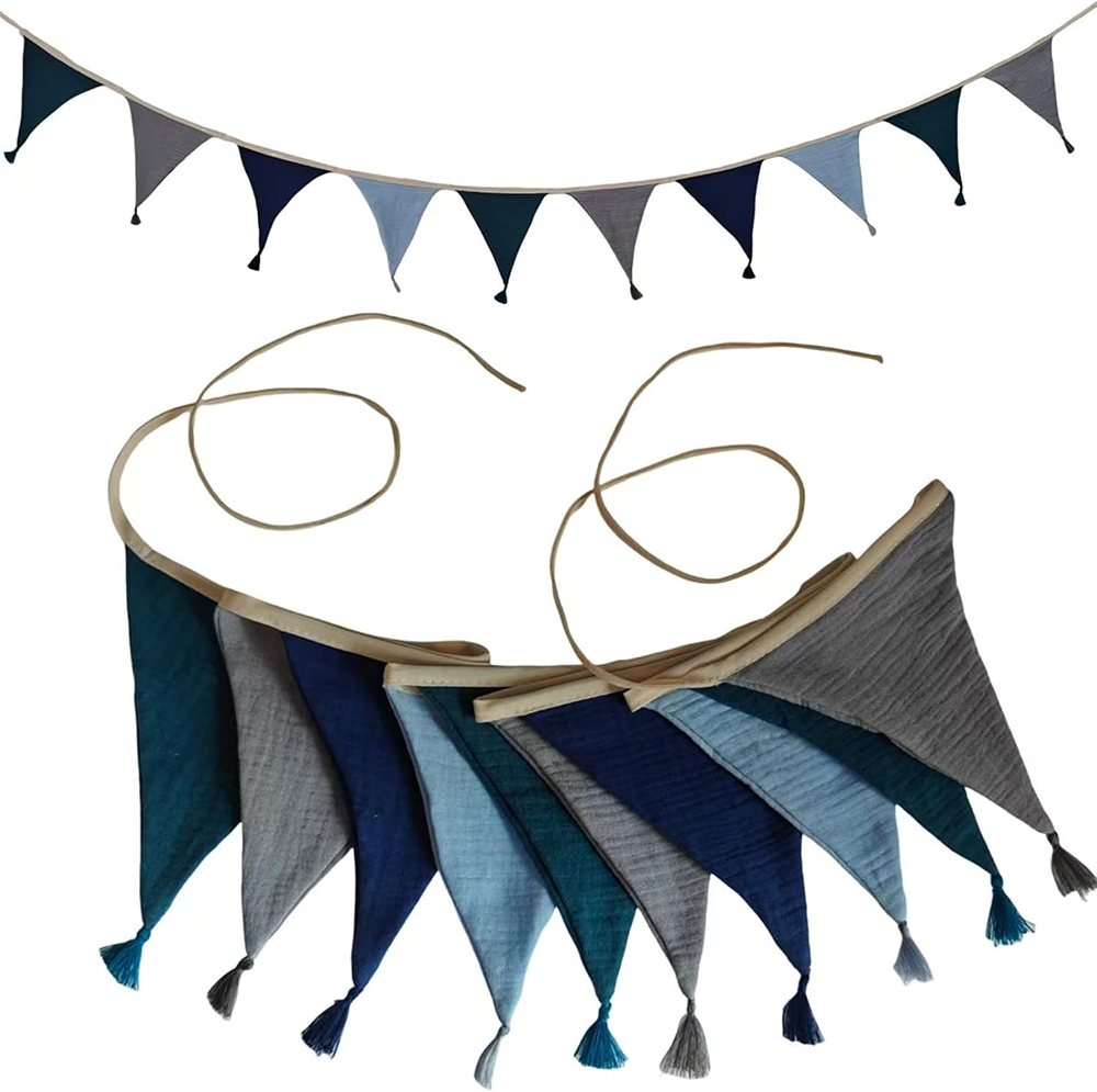 CLTYQ Wimpelkette Girlande Wimpelkette Kinderzimmer,Deko zum Aufhängen, Mädchen&Jungen Kinderzimmer Deko für Hausbett, Babybett & Kinderbett von CLTYQ