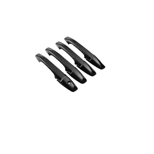 Außenteile-Zubehör Für Civic 8 2006 2007 2008 2009 2010 Chrom-Schwarz-Auto-Türgriff-Abdeckungs-Ordnung Kohlefaser-Auto-Styling(Metallic Blcak) von CLVCCZTZGW