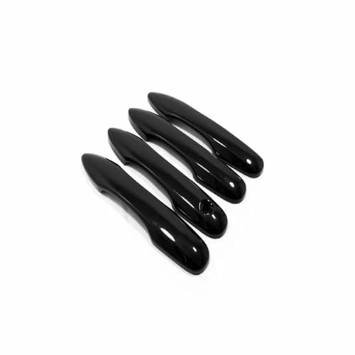 CLVCCZTZGW ABS Carbon Faser Schwarz Splitter Außen Auto Ersatz Türgriff Schüssel Aufkleber Abdeckung Trim Für Subaru Für Solterra 2022 2023(Black,B) von CLVCCZTZGW