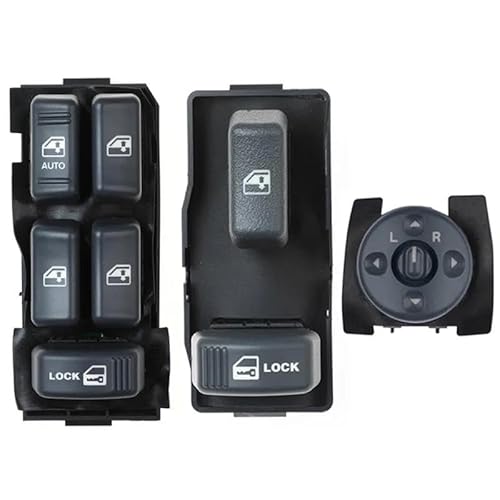 CLVCCZTZGW Auto 15151356 15151360 15151362 15009690 Power Master Fenster Schalter Für C&hevrolet Für Blazer Für Suburban S10 Für Tahoe Fensterheber Schalter Tasten(4 Door Switch Set) von CLVCCZTZGW