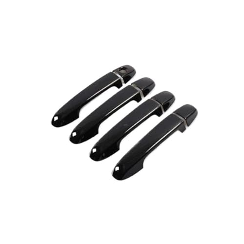 CLVCCZTZGW Für Daihatsu Für Altis 2012 2013 2014 2015 2016 2017 Auto Außen Zubehör Glänzend Schwarz Türgriff Rostfreie Aufkleber Abdeckung(1 keyhole) von CLVCCZTZGW