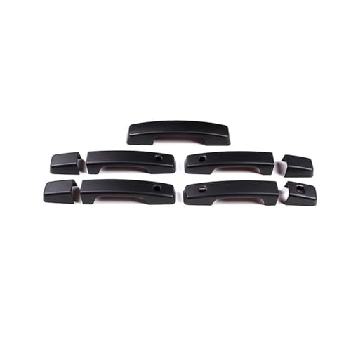 CLVCCZTZGW Für Für Defender 110 2020 2021 2022 ABS Chrom Schwarz Auto Außen Zubehör Türgriff Schüssel Dekoration Abdeckung Trim(7) von CLVCCZTZGW