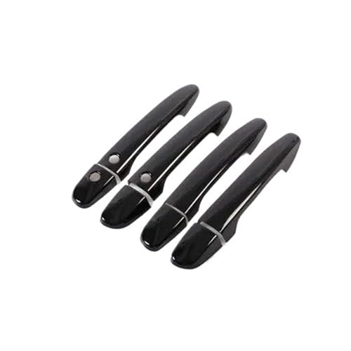 CLVCCZTZGW Für Mazda Cx-5 Cx5 CX 5 2012-2022 Glanz Schwarz Chrom Außenteil Auto Türgriff Abdeckung Trim Styling Schutz Zubehör(Black,2 buttons) von CLVCCZTZGW