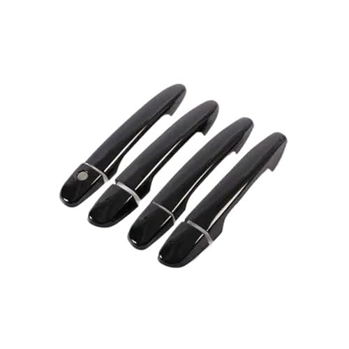 CLVCCZTZGW Für Mazda Cx-5 Cx5 CX 5 2012-2022 Glanz Schwarz Chrom Außenteil Auto Türgriff Abdeckung Trim Styling Schutz Zubehör(Black,No buttons) von CLVCCZTZGW