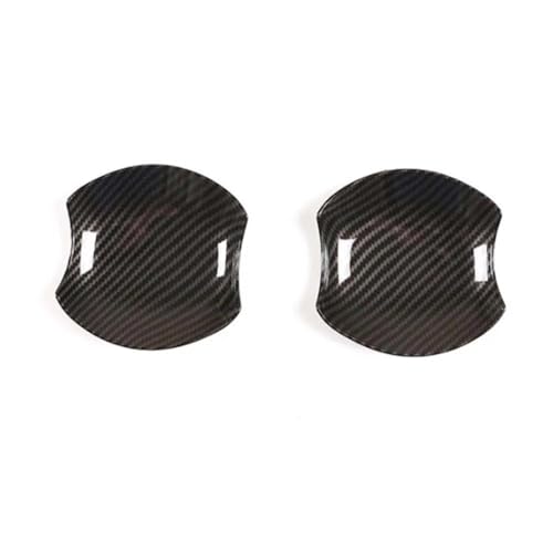 CLVCCZTZGW Für Toyota 86 Für Subaru BRZ 2012-2020 Schwarz Auto Außentür Griff Bowl Abdeckung Trim Ersatz Styling Formteile 2 Stücke(Carbon Fiber Black) von CLVCCZTZGW