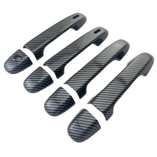 CLVCCZTZGW Für Toyota Für Alphard Für VELLFIRE 30 2015-2020 Auto Außentürgriffe Abdeckung Trim ABS Dekoration Zubehör(Kohlefaser) von CLVCCZTZGW