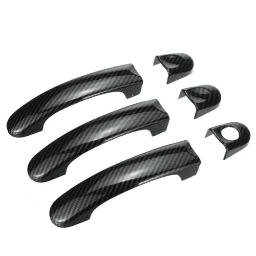 CLVCCZTZGW Kohlefaser-Außentürgriff-Abdeckungs-Set Für VW Transporter T5 T6 Für Caddy Für Multivan Für Caravelle 2003–2022 von CLVCCZTZGW