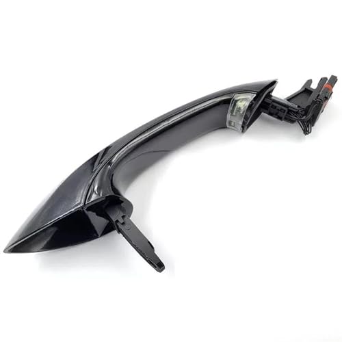 CLVCCZTZGW Schwarz Weiß Auto Außenteil Ersatz Türgriff Für 5 7 Serie F01 F02 F06 F10 520d 520i 525d 528i 530d 530i 2005-2016(Black,Front right) von CLVCCZTZGW