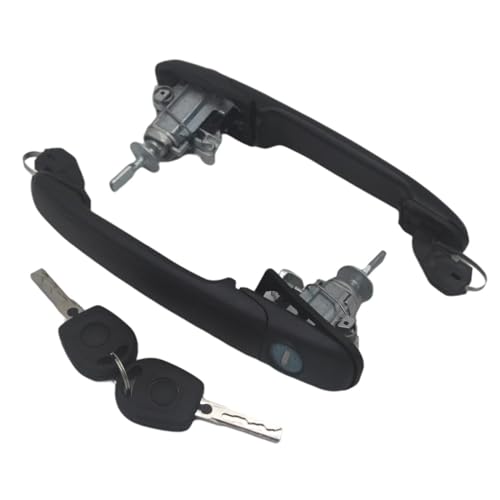 CLVCCZTZGW Schwarzer Autoersatz Für SEAT Für ALHAMBRA 1996–2010 Türgriff Vorne Links Mit Schlosszylinder 6K0837205 6K0837206 2 Stück CLVCCZTZGW Schwarzer Autoersatz Für SEAT Für ALHAMBRA 1996–2010 Türgriff Vorne Links Mit Schlosszylinder 6K0837205 6K0837206 2 Stück von CLVCCZTZGW