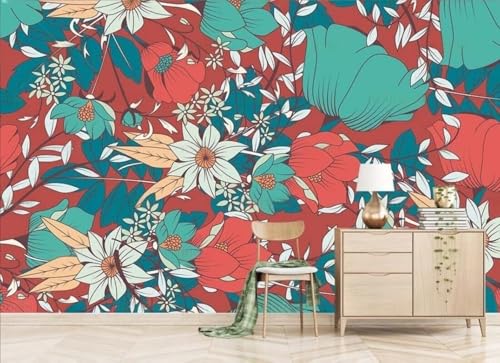 CLVIUJLBKLKSDD Fototapete 3D Effekt Blaue Blumen 250cmx175cm Bunte Lilienblüten Schlafzimmer Wohnzimmer Wanddeko, Wandbild, Wandtapete CLVIUJLBKLKSDD Fototapete 3D Effekt Blaue Blumen 250cmx175cm Bunte Lilienblüten Schlafzimmer Wohnzimmer Wanddeko, Wandbild, Wandtapete von CLVIUJLBKLKSDD