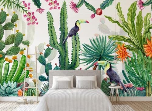 CLVIUJLBKLKSDD Fototapete 3D Effekt Grüner Kaktus 430cmx300cm Tropische Dschungelpflanzen Blumen Schlafzimmer Wohnzimmer Wanddeko, Wandbild, Wandtapete CLVIUJLBKLKSDD Fototapete 3D Effekt Grüner Kaktus 430cmx300cm Tropische Dschungelpflanzen Blumen Schlafzimmer Wohnzimmer Wanddeko, Wandbild, Wandtapete von CLVIUJLBKLKSDD