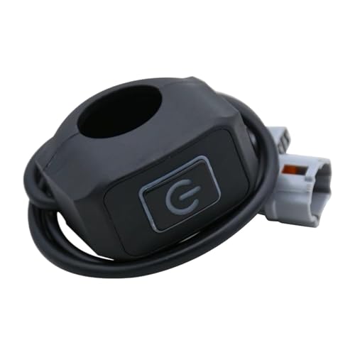 Nebelscheinwerferschalter Kompatibel Mit Für Segway Für X260 Für X160 Elektrisches Motorrad Blinker Scheinwerferschalter Startschalter Zündung Motorradschalter(White) von CLWYWUL