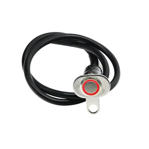 Nebelscheinwerferschalter Motorrad-Momentschalter Lenker Motorradschalter EIN-AUS Lenker Verstellbare Halterung Schalter Taste 12V Scheinwerferschalter Zündschalter(Red Manual return) von CLWYWUL