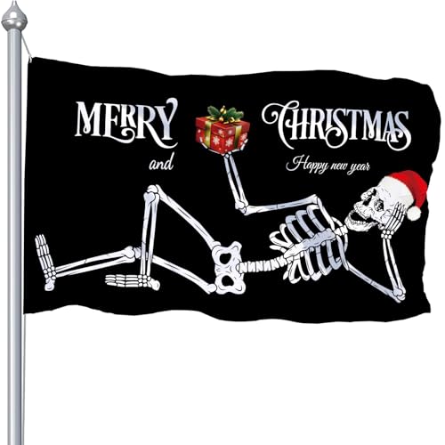 Santa Skull Bandera von CLYTTE