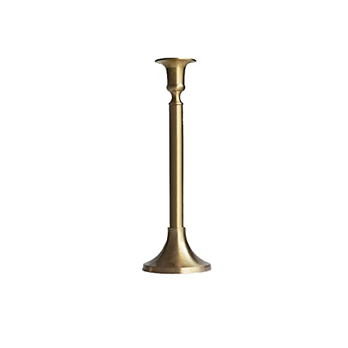 Kerzenständer Candle Holder Romantische Retro Messing Candlestick Restaurant Startseite Esstisch Candlelight Dinner Decoration Candlelight Dinner Requisiten Kerzenhalter Kerzenleuchter von CLoxks