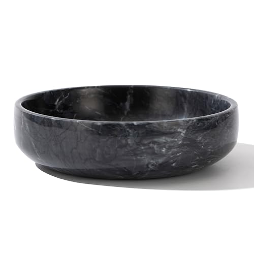 CM CHIC MONDAY 17 cm große dekorative Schüssel, natürlicher Marmor, dekorative Schalen für Heimdekoration, Schlüsselschale, Süßigkeitenschüssel, Wischschale, Couchtische Mittelstück (natürliches von CM CHIC MONDAY