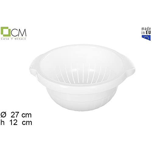 Cm 152515 Round Vegetable Drainer 27 cm White von CM